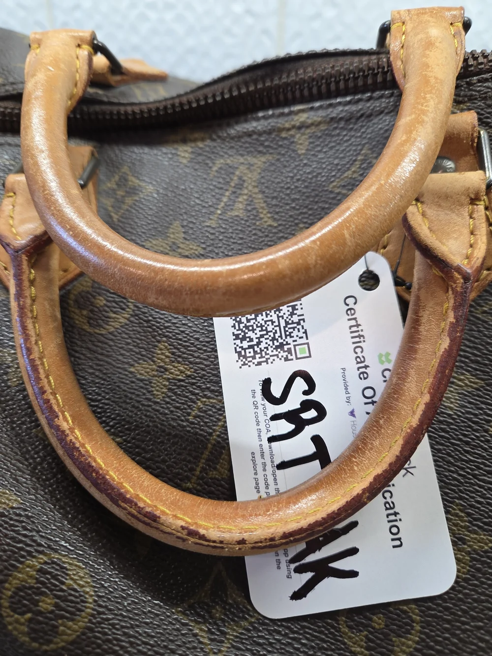 Vintage 1985 Louis Vuitton Monogram Speedy 40 Bag - Made in France SA851